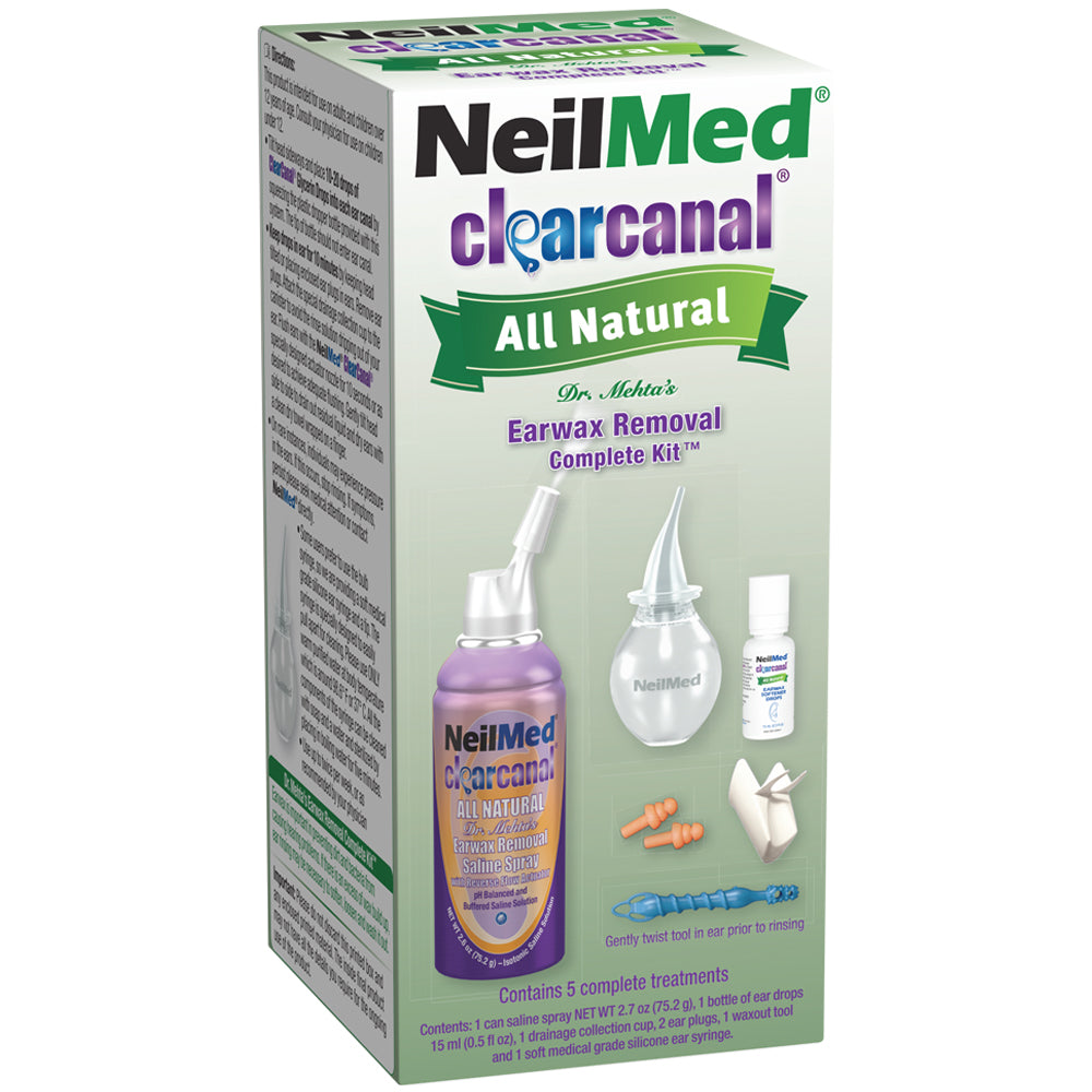 Clearcanal All Natural Ear Wax Removal Complete Kit 75mL NeilMed
